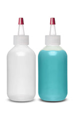 Botellas ljdeals de plástico 2 oz con tapón yorker para vertido preciso.