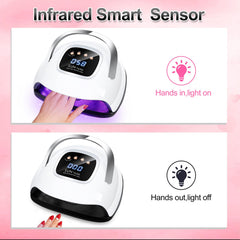 LKE lámpara UV 72W, tres temporizadores para geles y uñas.