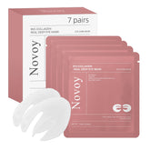 Parches oculares LLVYUO NOVOY con bio-colágeno real para revitalizar la mirada.