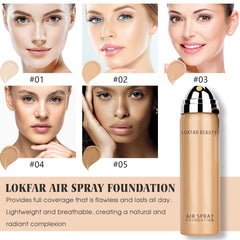 LOKFAR Foundation Brush enables precise blending for seamless airbrushed look