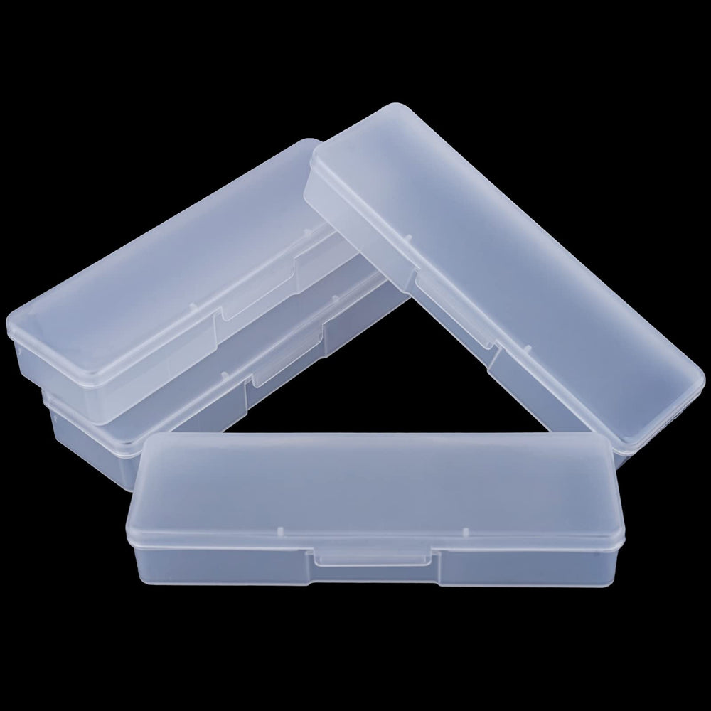 Lokyango caja de manicura transparente para almacenar herramientas de uñas con facilidad.