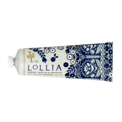 LOLLIA crema de manos fragancia tilo y té blanco para piel fresca