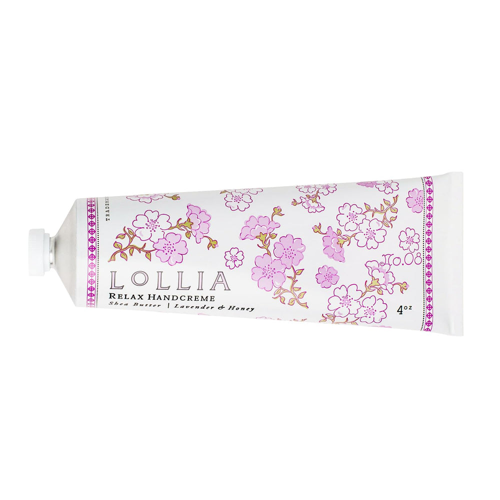 LOLLIA Relax crema manos azucar caña: hidratación suave para uso diario.
