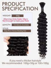 LOLLY HAIR cabello virgen brasileño 10A, textura suave para trenzas.