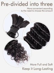 LOLLY HAIR uso versátil para trenzas boho sin nudo.