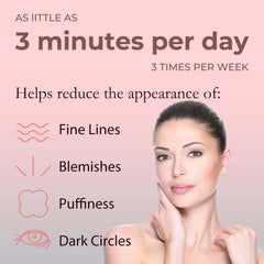 Luces de diodos emisores Londxin para cuidado facial suave.