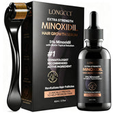 LongCCI serum crecimiento pelo 5% para mujeres, aplicación precisa en el cuero cabelludo.