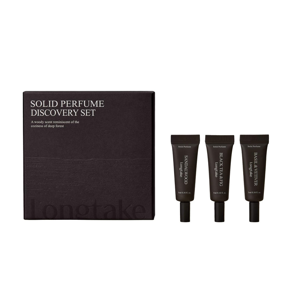 LONGTAKE perfume sólido sándalo: aroma cálido y duradero para uso diario.