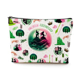 LONGXIN bolso maquillaje Brujas frente, diseño icónico para admiradoras.