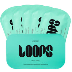 LOOPS CLEAN SLATE mascarilla hidrogelo detoxificante para purificar y revitalizar la piel.