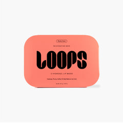 LOOPS mascarilla labios hidrogel reseteo semanal para hidratación profunda y suavidad duradera