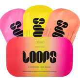 LOOPS mascarillas hidrogel para hidratación profunda y piel suave