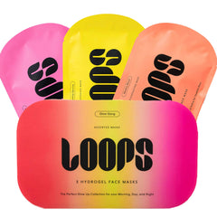 LOOPS mascarillas hidrogel para hidratación profunda y piel suave