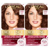 L'Oreal Paris Excellence Crème: aplicación crema-tinte para cobertura total de canas.