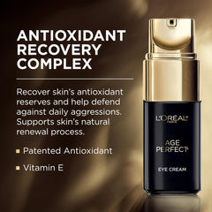 L'Oreal Paris Age Perfect contorno ojos, textura crema en contorno de ojos para uso diario.