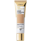 L’Oréal Paris Age Perfect Serum Radiante, botella elegante para tono uniforme.