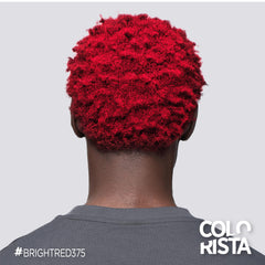 Aplicación fácil de Colorista en cabello rubio decolorado para un brillo intenso.