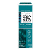 L'Oréal Paris Colorista turquesa aplicado en castaño para reflejos vibrantes