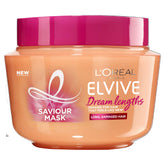 Mascarilla Elvive Dream Lengths para cabello largo, nutre y fortalece.