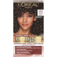 L’Oréal Paris Excellence Universal Nudes, bote de color, cobertura de canas sin amoníaco