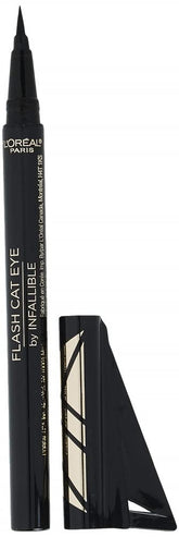 Delineador líquido L'Oréal Paris Infallible Flash con ala para trazos precisos y duraderos.