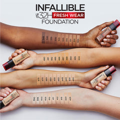 L'Oreal Paris Infallible Fresh Wear, tono 460 beige dorado para tonos cálidos
