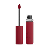 L’Oréal Paris Infallible labial líquido mate, duración de 16 horas para color duradero.