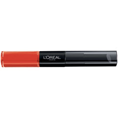 L'Oreal Paris Infallible Pro Last 2 Step Lipstick Perpetual Apricot, textura cremosa que hidrata los labios.