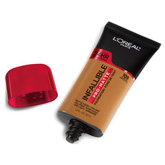 L'Oreal Paris Infallible Pro-Matte, aplicación con dedos para un tono uniforme