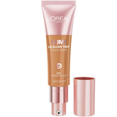 L'Oreal Paris Lumi Le Glow Tint muestra la botella para una aplicación suave y limpia