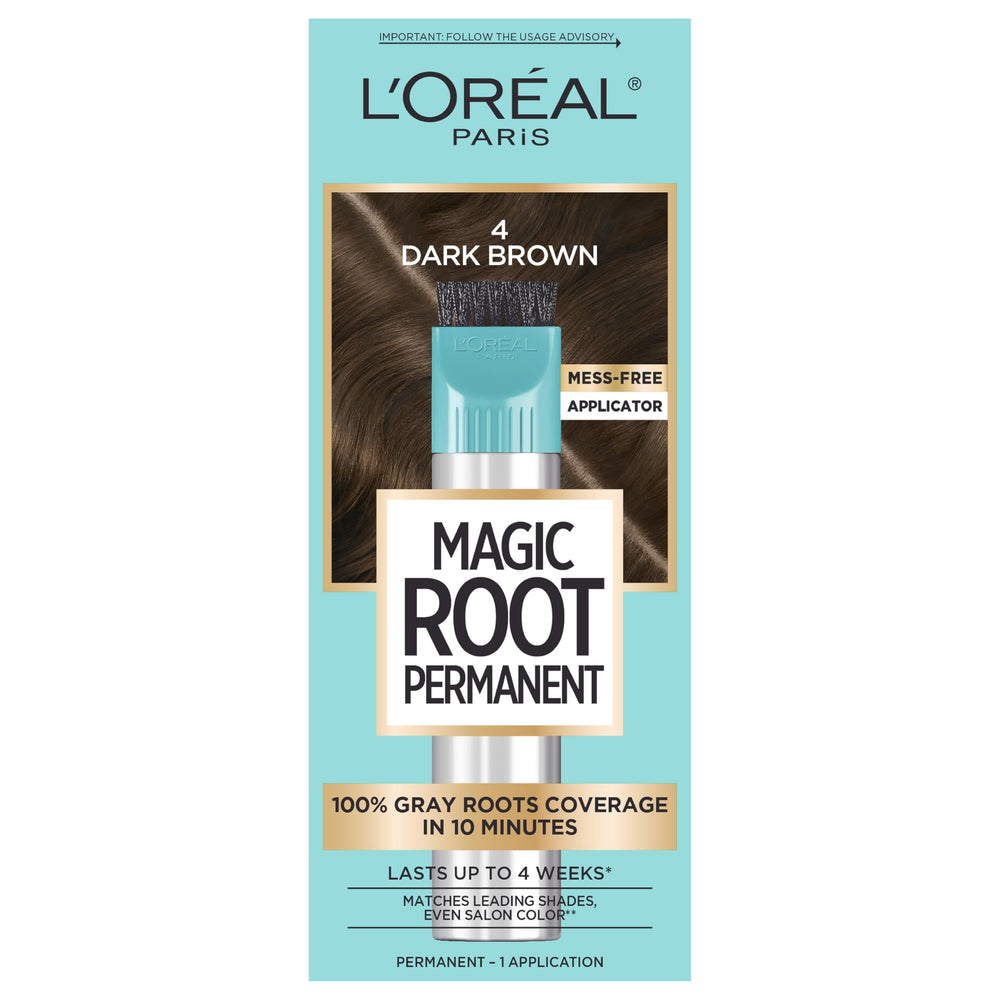 L’Oréal Paris Magic Root Rescue con aplicador preciso para aplicación rápida y uniforme.