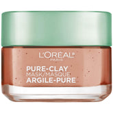 L'Oreal Paris Mascarilla arcilla pura alga roja, exfolia suavemente y refina poros