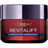 L'Oreal Paris Revitalift Triple Power, mascarilla nocturna, hidrata y reduce arrugas.