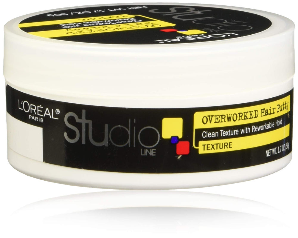 Loreal Paris Studio Line Putty en tubo, definición suave para cabello trabajado.