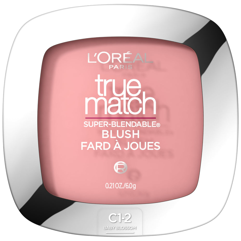 L'Oréal Paris True Match Blush Baby Blossom con espejo para retoques rápidos.