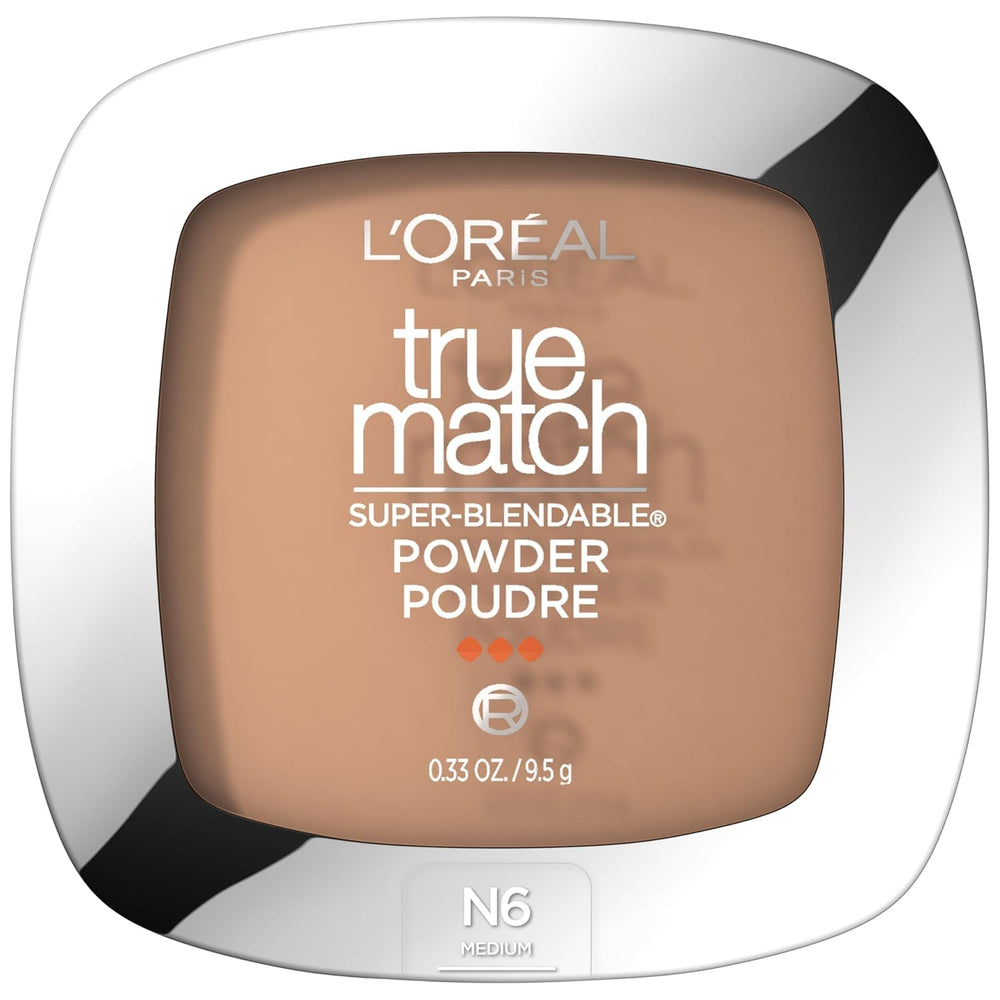 L’Oréal Paris True Match polvos compacto cobertura ligera para tono N6 mediano
