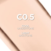 L'Oreal Paris True Match shade swatch showing wide color range for accurate match.