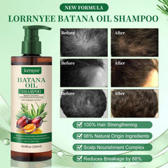 Lorrnyee Batana Oil Shampoo: textura espumosa que limpia sin sulfatos