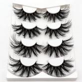 Losha pestañas 3D 25mm, volumen extremo para look nocturno.