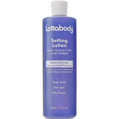 Lottabody Loción fijadora botella: brillo sedoso y secado rápido para cabello con cuerpo.
