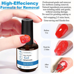 Lima de uñas Louinstic para alisar la superficie antes de remover