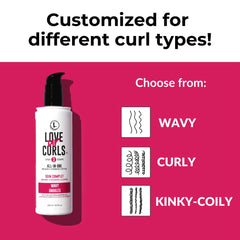 Love Ur Curls Acondicionador desenredante que facilita el peinado.