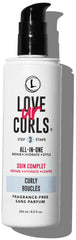 Love Ur Curls fragrance-free curl cream bottle for easy styling