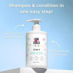 Love Ur Curls Kids desenredo fácil en rizos suaves