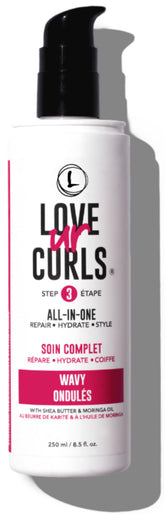 Love Ur Curls LUS All-in-One Styler bottle front for quick wave definition