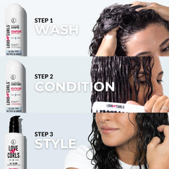 Love Ur Curls mantequilla de karité y aceite de moringa, nutrientes para el cabello