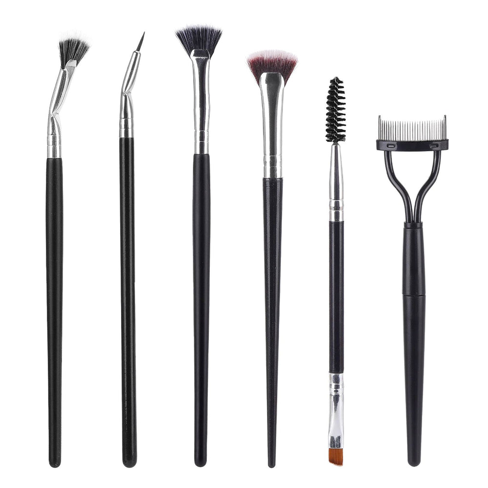 LoveBB set de cepillos para pestañas y cejas, kit de 6 piezas para retoques