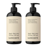 Loved01 loción para manos y cuerpo en frasco, hidratación suave diaria