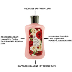 LOVESTEE Love of Rose crema corporal, hidratación ligera para piel suave y perfumada.