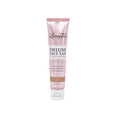 Loving Tan Autobronceador Facial Deluxe mediano para rostro, tono natural y uniforme.